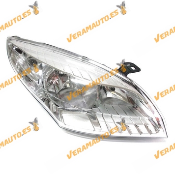 Faro Renault Megane de 2008 al 2012 delantero lamparas h7 y h7 regulacion electrica con motor derecho