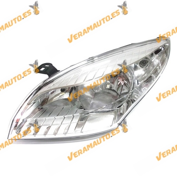 Faro Renault Megane de 2008 al 2012 delantero lamparas h7 y h7 regulacion electrica con motor izquierdo