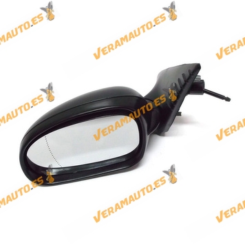 Rear view Mirror Peugeot 406 from 1995 to 1999 with Mechanical Control Left Black