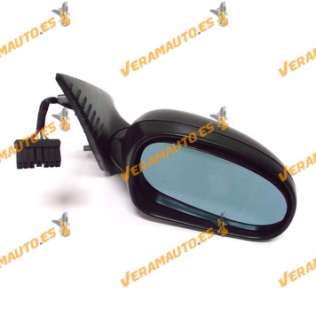 Espejo Retrovisor Peugeot 406 Del 1995 Al 1999 Con Mando Electrico Termico Derecho Negro