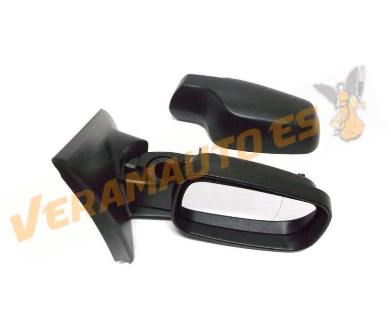 Espejo Retrovisor Renault Clio Del 2005 Al 2009 Con Mando Electrico Termico Negro Derecho