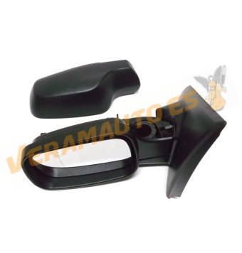 Espejo Retrovisor Renault Clio Del 2005 Al 2009 Con Mando Electrico Termico Negro Izquierdo