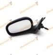 Espejo Retrovisor Rover 400 Del 1995 En Adelante Con Mando Mecanico Negro Delantero Izquierdo