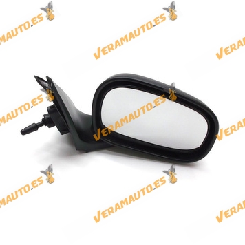 Espejo Retrovisor Rover 400 Del 1995 En Adelante Con Mando Mecanico Negro Delantero Derecho
