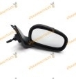 Espejo Retrovisor Rover 400 Del 1995 En Adelante Con Mando Mecanico Negro Delantero Derecho