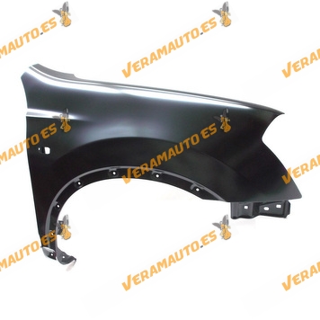 Mudguard Nissan Qashqai from 2007 to 2009 Front Lateral Right with Pilot Light Hole similar to F3100jd0m0