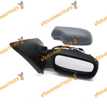 Espejo Retrovisor Renault Megane II del 2003 al 2008 electrico termico mando abatible con sonda imprimado derecho