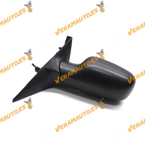 Espejo Retrovisor Renault Scenic Del 2003 Al 2009 Con Mando Mecanico Negro Izquierdo