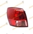 Piloto Nissan Qashqai J10 de 2007 a 2010 | Trasero Izquierdo Exterior en Aleta | Sin Portalamparas | OEM similar 26555JD000