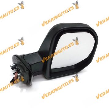 Espejo Retrovisor Citroen Berlingo Peugeot Partner de 2008 a 2012 Derecho electrico termico Negro Similar 8153TQ