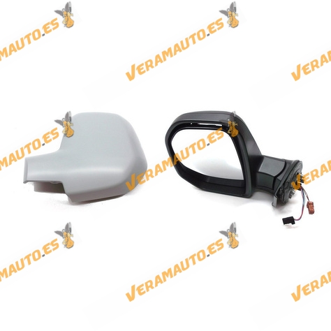 Espejo Retrovisor Citroen Berlingo Peugeot Partner de 2008 a 2012 Izquierdo electrico termico Imprimado Similar 8152F4