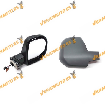 Espejo Retrovisor Citroen Berlingo Peugeot Partner desde 2008 a 2012 Electrico Termico Imprimado Con Sonda Derecho