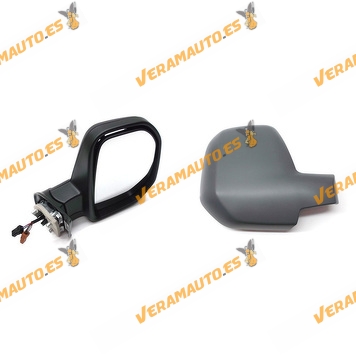 Rear view Mirror Citroen Berlingo Peugeot Partner from 2008 to 2012 Electric Thermic Right Printed with Sounding Line