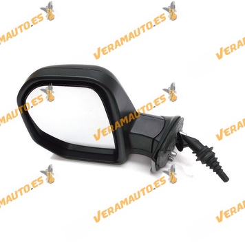 Rear view Mirror Citroen Berlingo Peugeot Partner from 2008 to 2012 Mechanical Control Left Black Similar to 8152F6