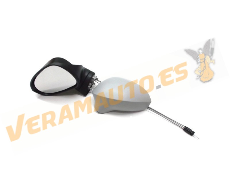 Espejo retrovisor Seat Ibiza IV años 2008 a 2012 izquierdo con mando mecanico imprimado similar a 6j0857507c