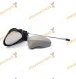 Espejo retrovisor Seat Ibiza IV años 2008 a 2012 izquierdo con mando mecanico imprimado similar a 6j0857507c