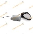 Espejo retrovisor Seat Ibiza IV años 2008 a 2012 derecho con mando mecanico imprimado similar a 6j0857508c