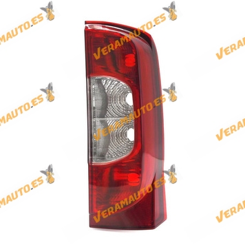 Piloto Citroen Nemo Peugeot Bipper Fiat Qubo Fiorino Trasero Derecho Para Modelo 2 Puertas OEM Similar 1353205080 6350ET