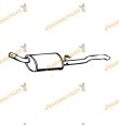 Rear Exhaust Silencer Opel Corsa A 1.5 4 Door TR TD from 1987 to 1990 | Diesel 1488cc | 67 bhp | OE 852295