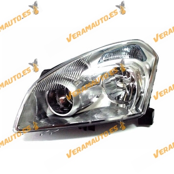 Faro Nissan Qashqai del 2007 al 2010 Delantero Izquierdo Lamparas H7 y H7 Sin Motor De Regulacion