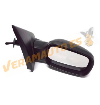 Espejo Retrovisor Renault Clio Del 2005 Al 2009 Con Mando Mecanico Sensor Negro Derecho
