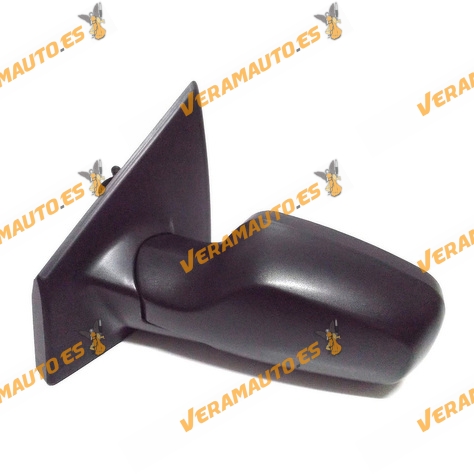 Espejo Retrovisor Renault Clio Del 2005 Al 2009 Con Mando Mecanico Sensor Negro Derecho