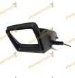 Espejo Retrovisor Opel Combo de 2002 a 2010 Con Mando Mecanico Negro Izquierdo