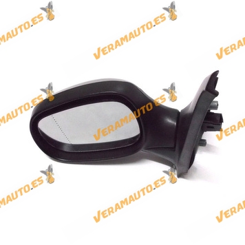 Espejo Retrovisor Renault Clio Del 1998 Al 2001 Con Mando Electrico Termico Imprimado Izquierdo