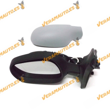 Espejo Retrovisor Renault Clio Del 2001 Al 2005 Con Mando Electrico Termico Imprimado izquierdo