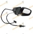 Espejo Retrovisor Seat Ibiza Cordoba del 1999 al 2002 con mando mecanico sensor derecho negro