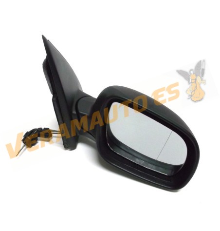 Espejo Retrovisor Seat Arosa Y Volkswagen Lupo Del 1997 Al 2001 Con Mando Mecanico Derecho Carcasa Pequeña