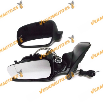 Rear view Mirror Volkswagen Lupo Seat Arosa from 2001 forward with Mechanical Control Cover Big Left