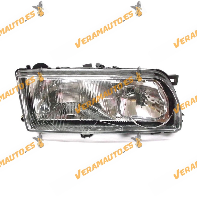 faro optica nissan primera del 1990 al 1996 lamparas h4 y h1 delantero derecho regulacion manual