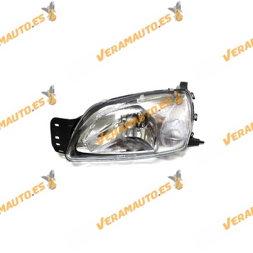 Faro Ford Fiesta de 1999 a 2002 Blanco Lampara H4 Electrico Izquierdo Similar a 1106922 1127895 1E05510K0B