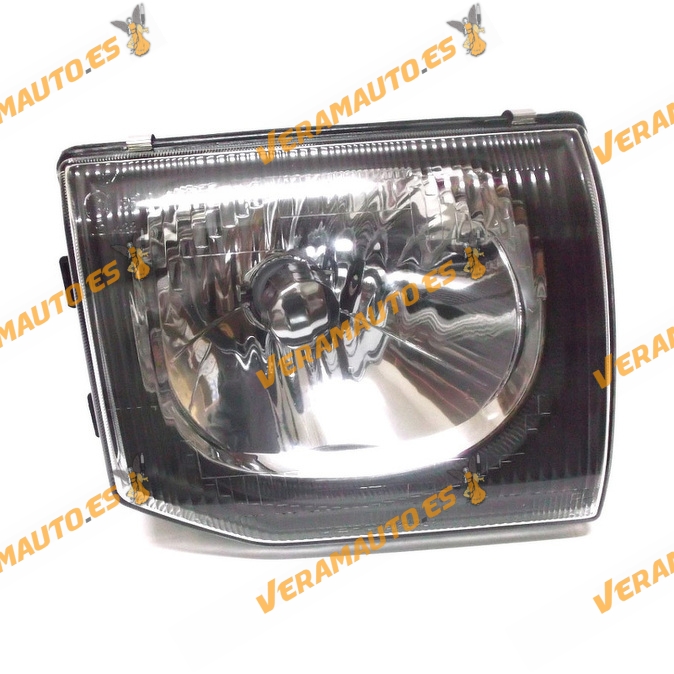 Faro Mitsubishi Montero Pajero Del 1997 Al 2000 Lampara H4 Fondo Negro Derecho