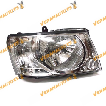 Faro Nissan Patrol Del 2004 Al 2010 Lampara H4 Regulacion Manual Delantero Derecho