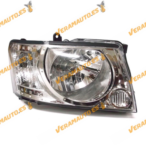 Faro Nissan Patrol Del 2004 Al 2010 Lampara H4 Regulacion Manual Delantero Derecho