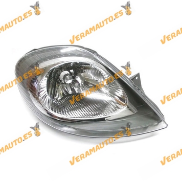 Faro Nissan Primastar Opel Vivaro Renault Trafic Del 2001 Al 2006 Lampara H4 Regulacion Electrica Derecha