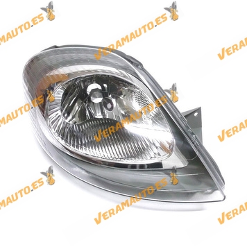 Faro Nissan Primastar Opel Vivaro Renault Trafic Del 2001 Al 2006 Lampara H4 Regulacion Electrica Derecha