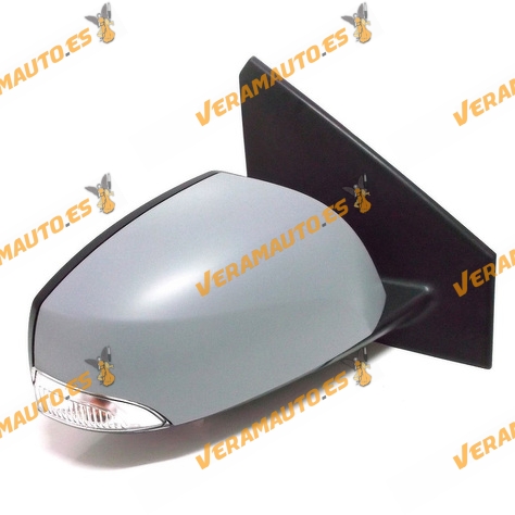 Espejo Retrovisor Renault Megane III años 2008 a 2013 derecho con 7 pines electrico termico intermitente imprimado 963010191R