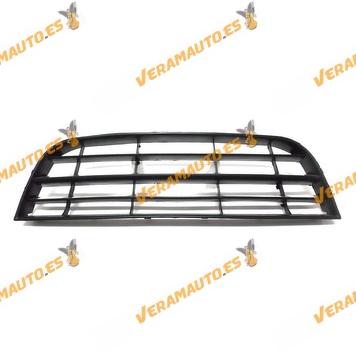 Front Bumper Volkswagen Polo from 2005 to 2009 Black Similar 6q0853677b