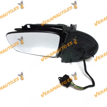 Cuerpo Espejo Retrovisor Mercedes W163 Ml Del 2001 Al 2005 Electrico Termico Abatible Intermitente Imprimado Izquierdo 9 Pines