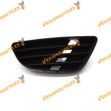 Front Bumper Grille Ford Fiesta from 2002 to 2005 Righ without Fog Light Hole Black