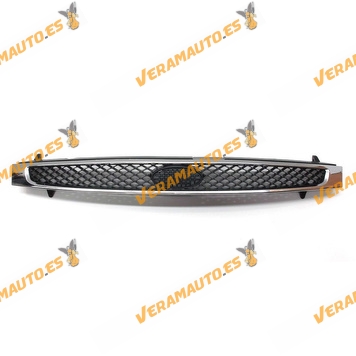 Front Chromed Frame Grille Ford Fiesta from 2002 to 2006 without Anagram similar to 1211728
