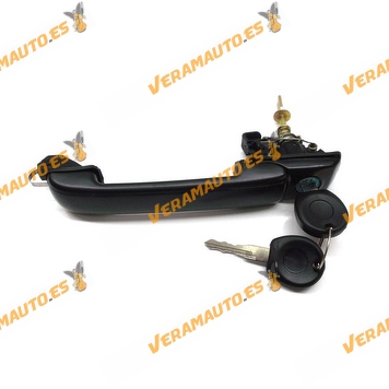 Door Handle Puerta Volkswagen Golf III Vento 1991 to 1998 Front for both Sides with Cylinder Lock 2 keys Similar to 1H0837207