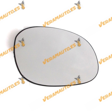 Rear view Mirror Glass Citroen C2 C3 Peugeot 206 and 1007 Normal Basic Front Right Similar to 8151gc 8151cg