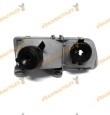 Faro Honda Civic Lamparas H4 + H1 De 1987 a 1991 Izquierdo