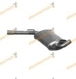 Volkswagen Passat B3/B4 Intermediate Silencer 1988 to 1993 1.6 and 1.9D 1Y EZ ABM | OE 357253409 | 357253409K