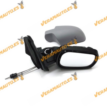 Rear view Mirror Ford Fusion from 2002 to 2005 with Mechanical Control Printed Right