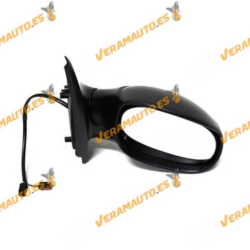 Rear view Mirror Citroen C2 from 2003 to 2007 with Electric Control Black Right